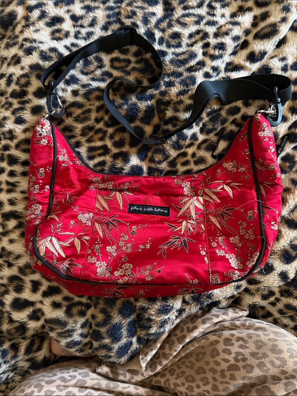 Petunia Pickle Bottom Sunset Dragon Roll diaper bag - Picture 4 of 5